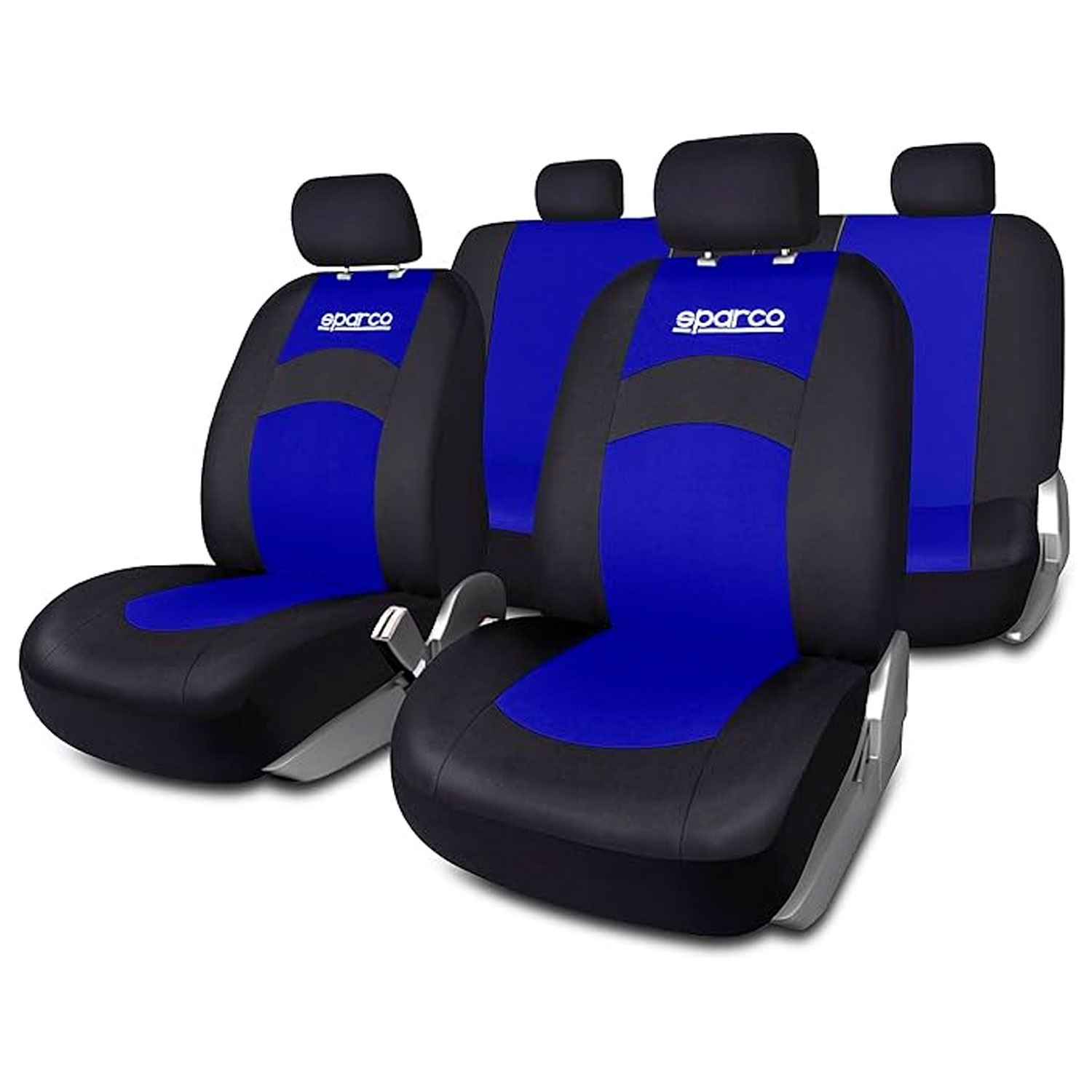 Sparco Set de Fundas cubreasiento negro-azul  SPS402BL